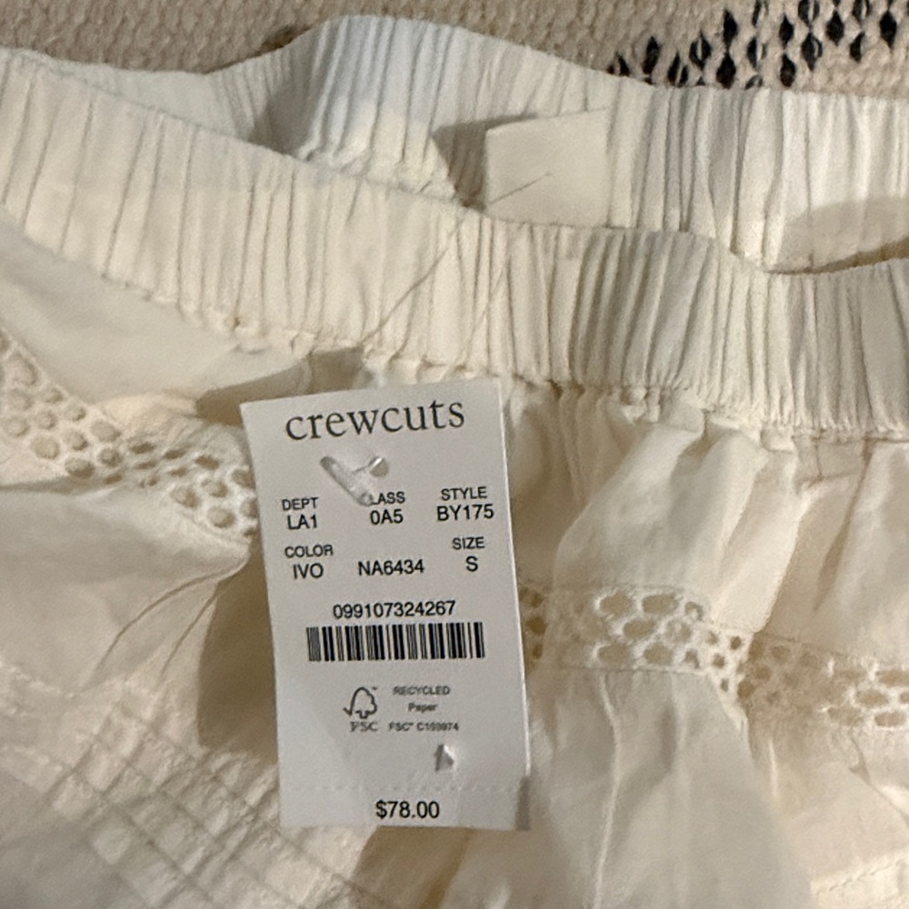 NWT: Crewcuts Girls' tiered skirt with ruffles size S - Picture 4 of 5